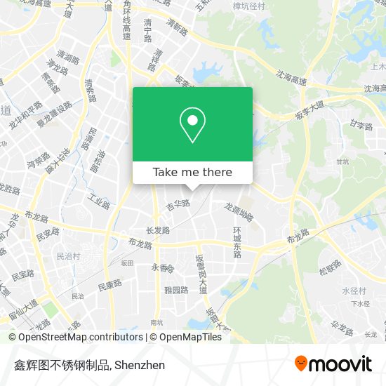 鑫辉图不锈钢制品 map