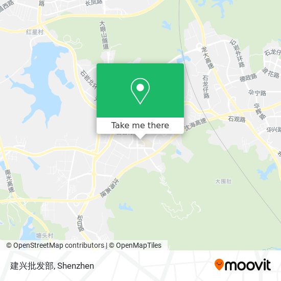 建兴批发部 map