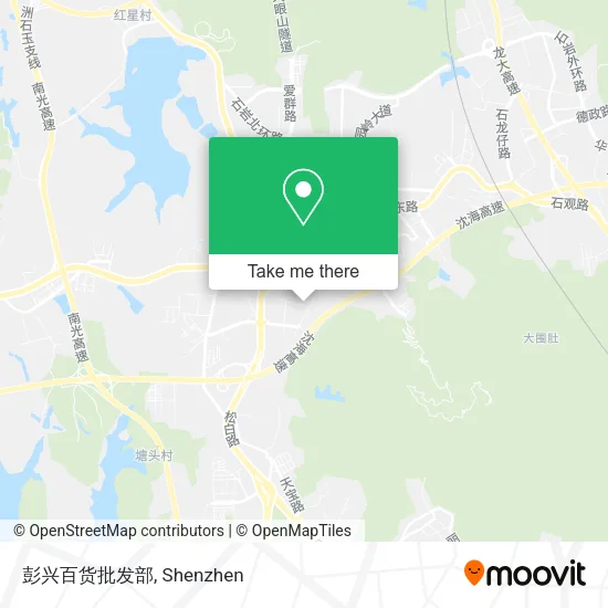 彭兴百货批发部 map