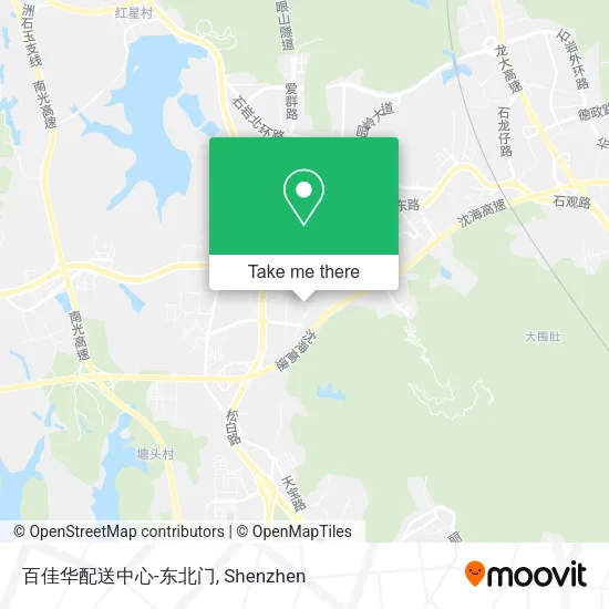 百佳华配送中心-东北门 map