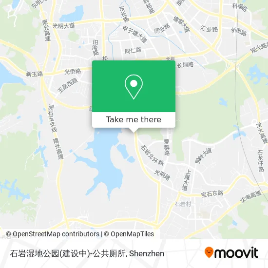 石岩湿地公园(建设中)-公共厕所 map
