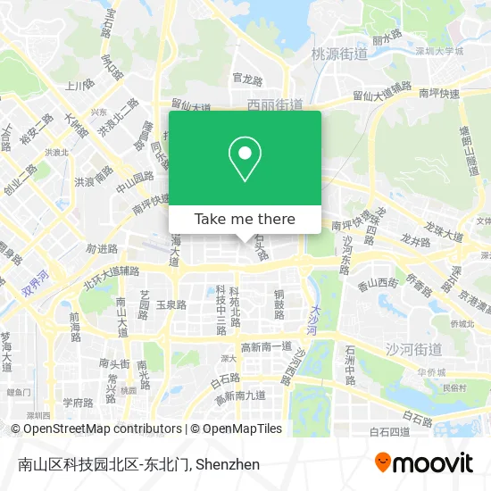 南山区科技园北区-东北门 map