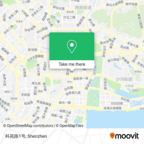 科苑路1号 map