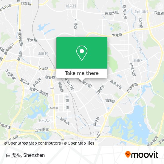 白虎头 map