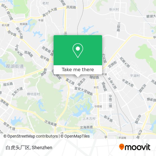 白虎头厂区 map
