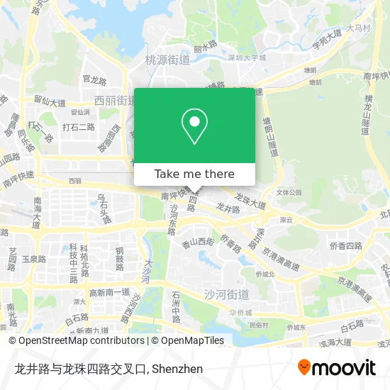龙井路与龙珠四路交叉口 map