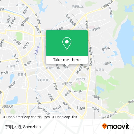 东明大道 map