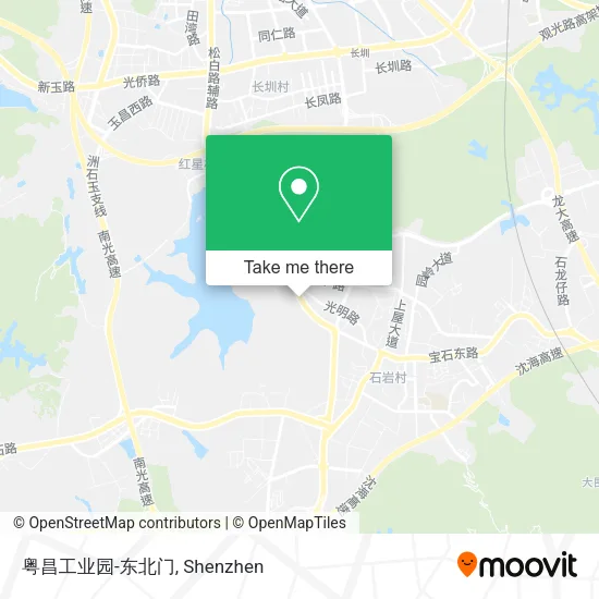 粤昌工业园-东北门 map