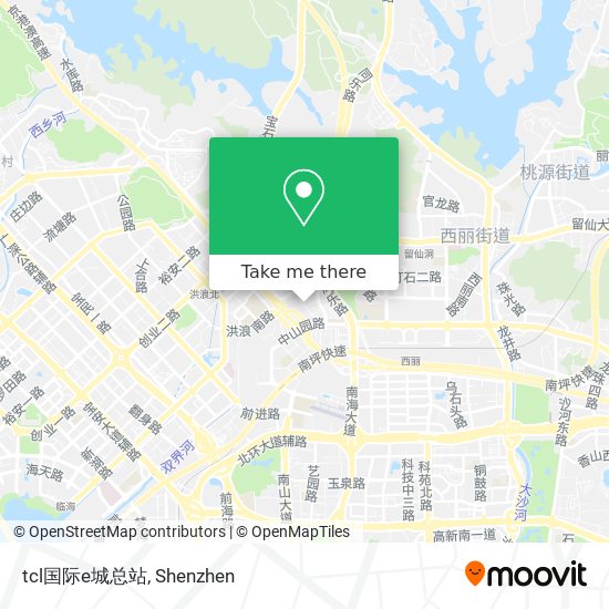 tcl国际e城总站 map