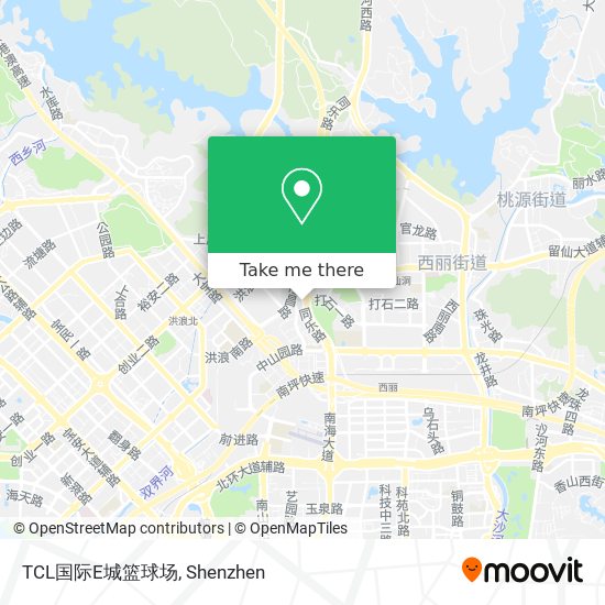 TCL国际E城篮球场 map