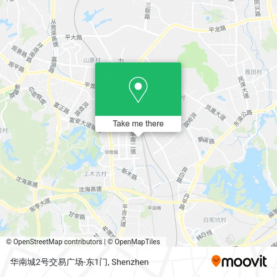 华南城2号交易广场-东1门 map