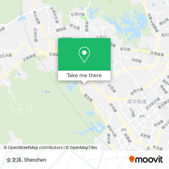 金龙路 map