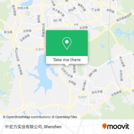 中宏力实业有限公司 map