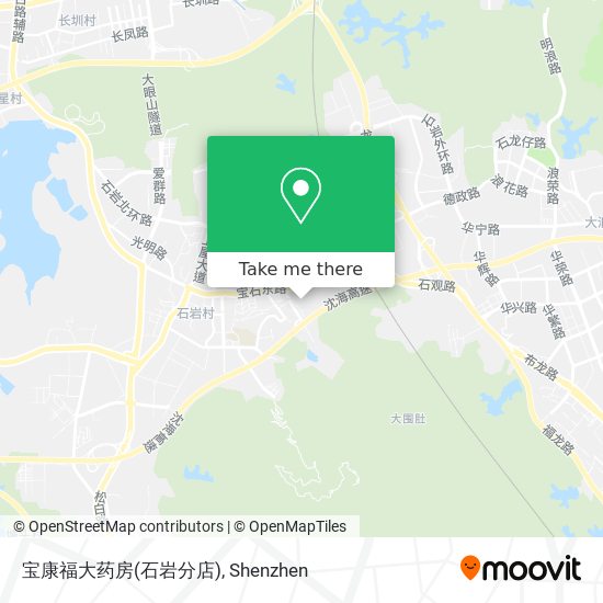 宝康福大药房(石岩分店) map