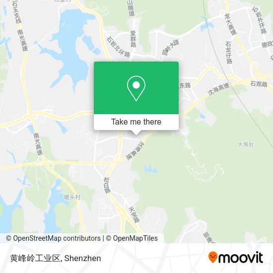 黄峰岭工业区 map