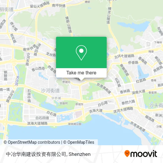 中冶华南建设投资有限公司 map