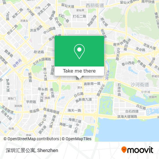 深圳汇景公寓 map