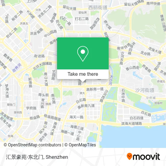 汇景豪苑-东北门 map