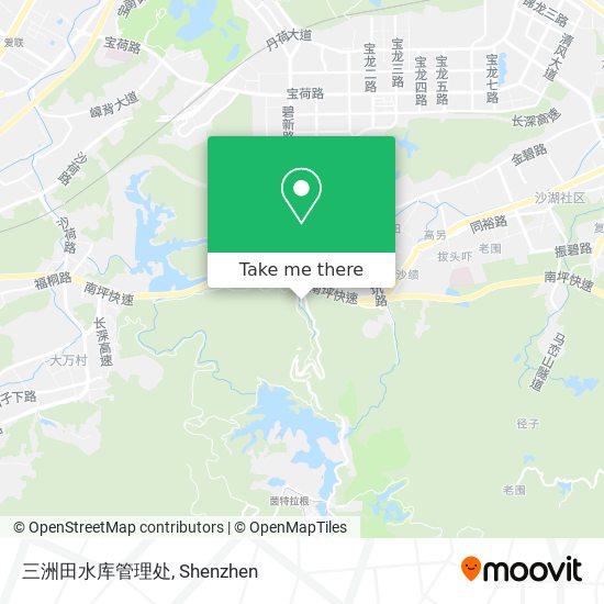 三洲田水库管理处 map