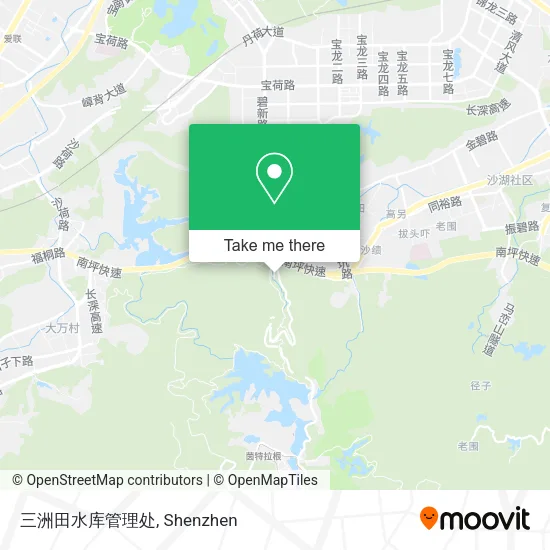 三洲田水库管理处 map