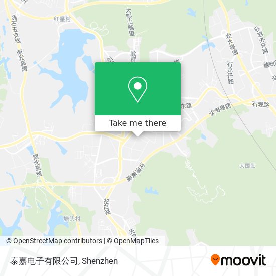 泰嘉电子有限公司 map