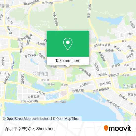 深圳中泰来实业 map