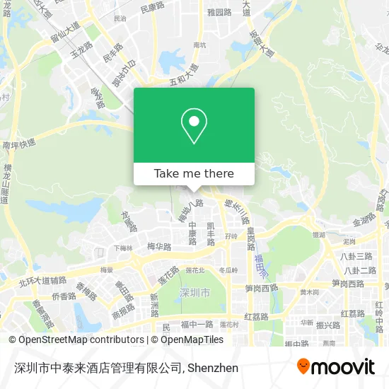 深圳市中泰来酒店管理有限公司 map