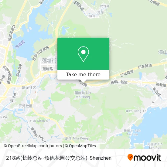 218路(长岭总站-颂德花园公交总站) map