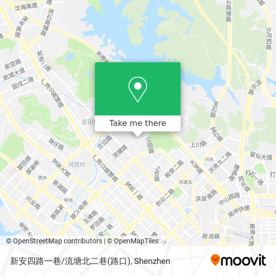新安四路一巷/流塘北二巷(路口) map
