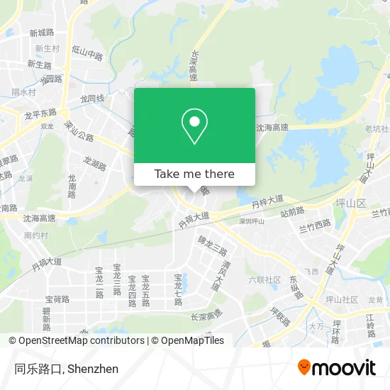 同乐路口 map