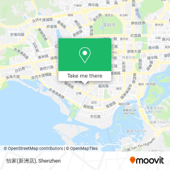 怡家(新洲店) map