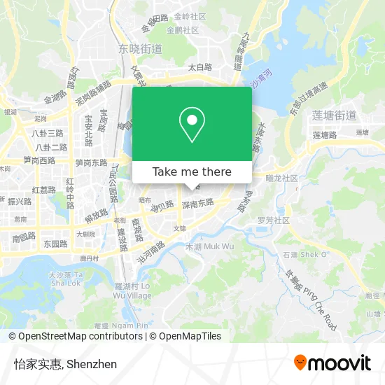 怡家实惠 map