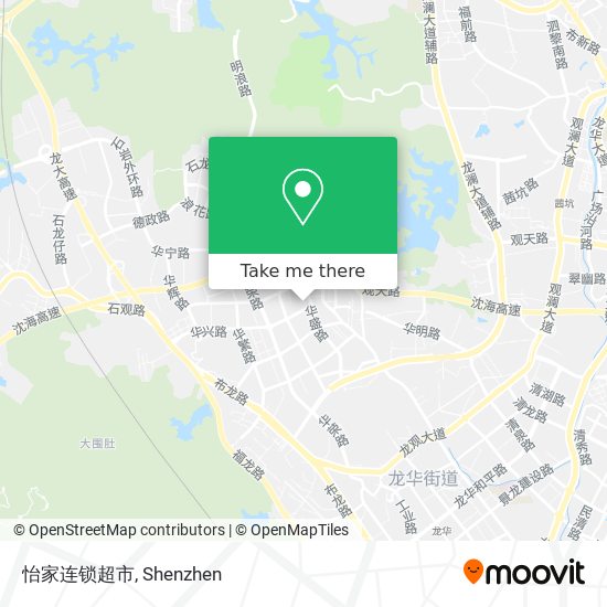 怡家连锁超市 map