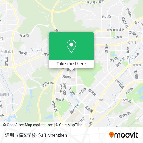 深圳市福安学校-东门 map