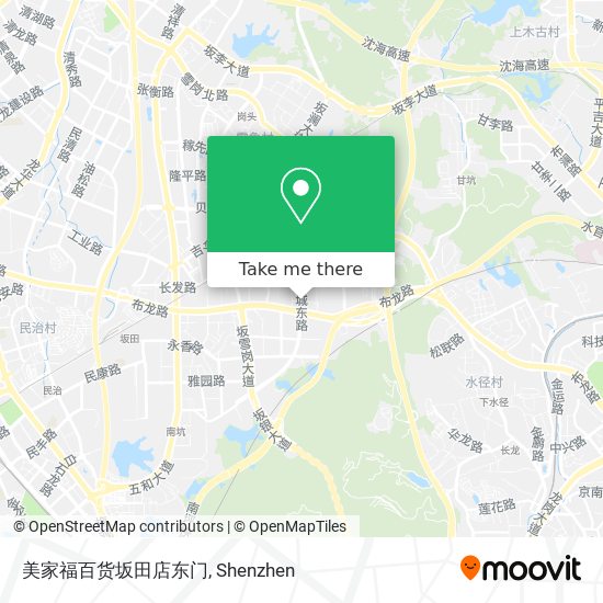 美家福百货坂田店东门 map