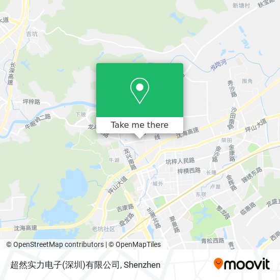 超然实力电子(深圳)有限公司 map