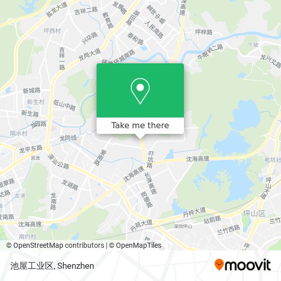 池屋工业区 map