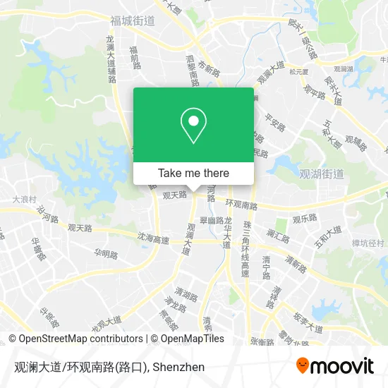 观澜大道/环观南路(路口) map