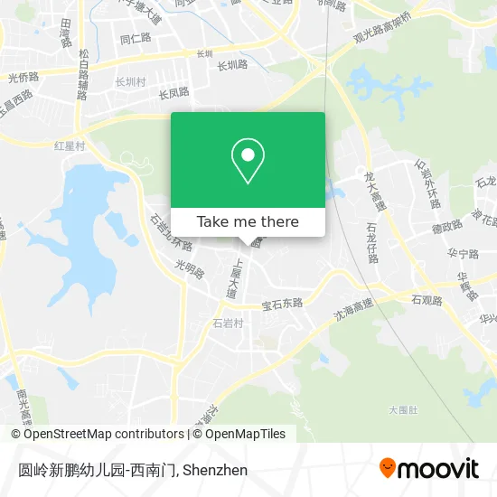 圆岭新鹏幼儿园-西南门 map