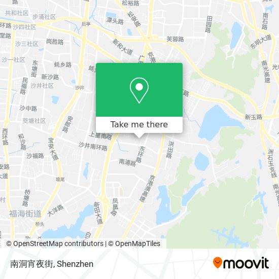 南洞宵夜街 map
