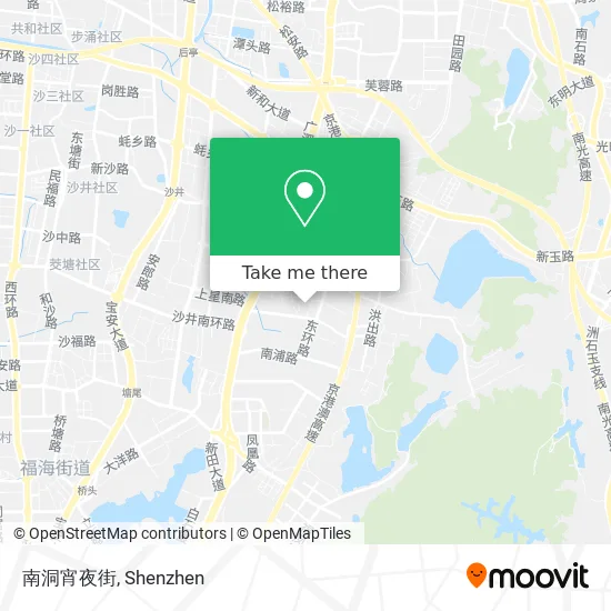 南洞宵夜街 map
