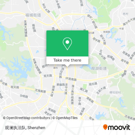 观澜执法队 map