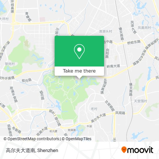 高尔夫大道南 map