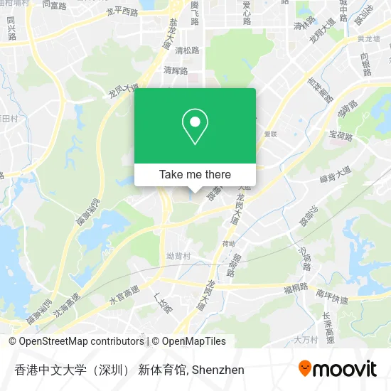 香港中文大学（深圳） 新体育馆 map