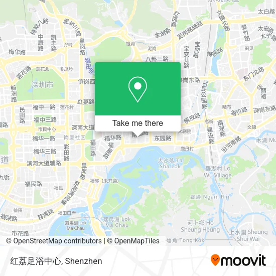 红荔足浴中心 map