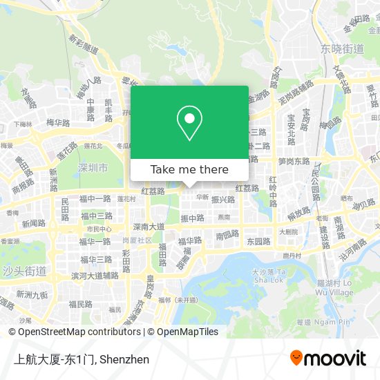 上航大厦-东1门 map