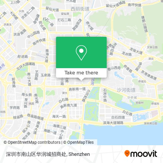 深圳市南山区华润城招商处 map