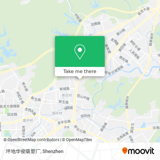 坪地华俊吸塑厂 map