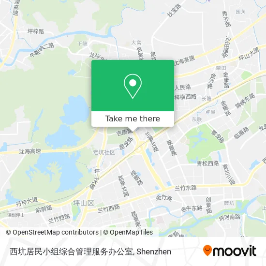 西坑居民小组综合管理服务办公室 map