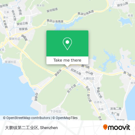 大鹏镇第二工业区 map
